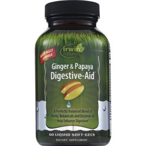 Irwin Naturals Ginger & Papaya Digestive Aid, 60 CT