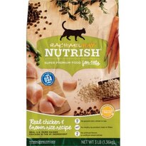 Rachael Ray Nutrish Super Premium Dry Food For Cats, Real Chicken & Brown Rice Recipe, 48 OZ