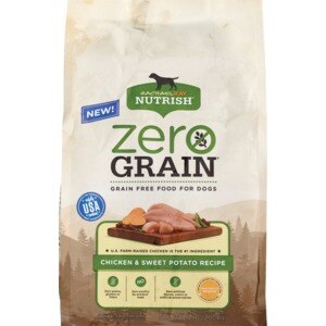 Rachael Ray Nutrish Zero Grain Natural Dry Dog Food, Chicken & Sweet Potato Recipe 96 OZ