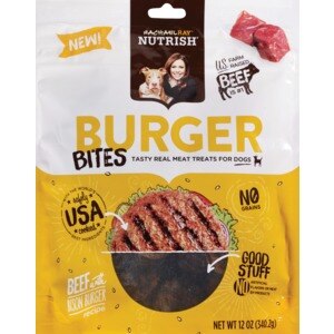 Rachael Ray Nutrish Burger Bites Treats For Dogs 12 OZ