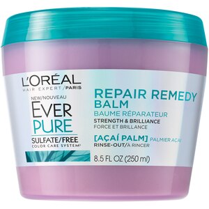 L'Oreal Paris EverPure Sulfate Free Repair Remedy Balm Acai Palm, 8.5 OZ