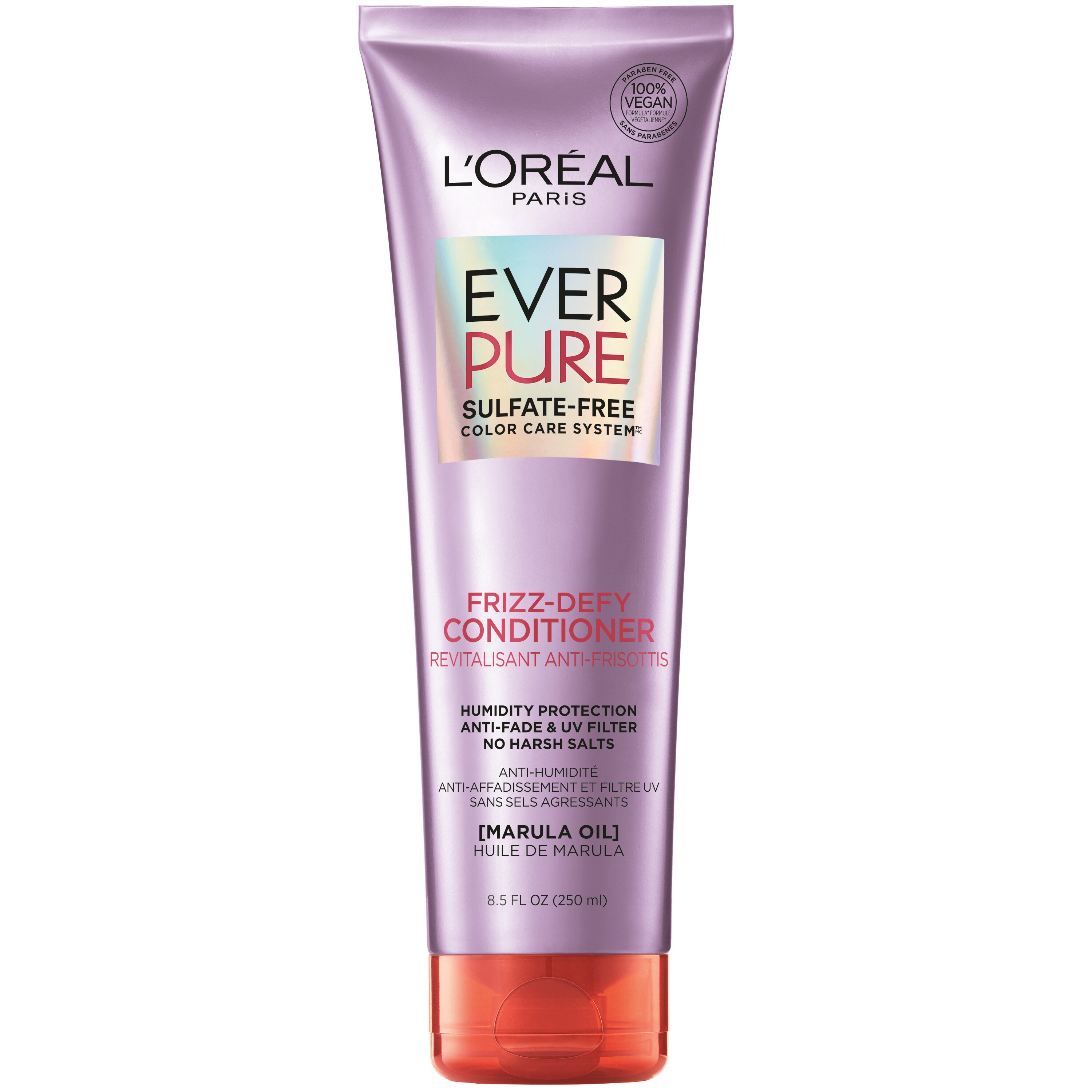 L'Oreal Paris EverPure Sulfate Free Frizz-Defy Humidity Protection Conditioner, 8.5 OZ