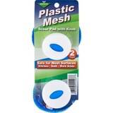 Eagle, 2 Pack Plastic Mesh Scour Pad With Knob, thumbnail image 1 of 1