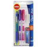 Paper Mate Clearpoint Mechanical Pencils, 0.7mm, HB #2, with Bonus InkJoy 300RT Blue Ballpoint Pen, 2 + 1 Pack, thumbnail image 1 of 1