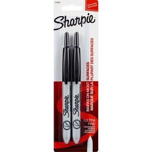 Sanford Sharpie Markers Retractable Uf Black