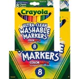 Crayola Washable Markers Classic Colors, thumbnail image 1 of 2