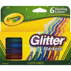 Crayola Glitter Nontoxic Markers