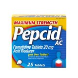 Pepcid AC Maximum Strength Heartburn Prevention & Relief Tablets, thumbnail image 1 of 1