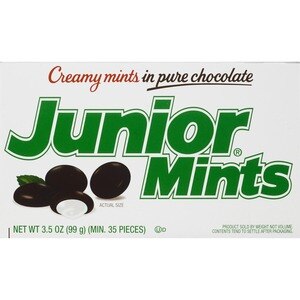 Junior Mints Chocolate Covered Mint Candy (Theater Box)