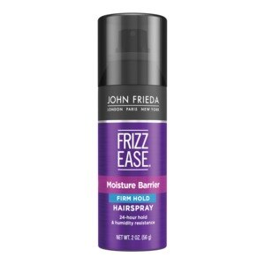 John Freida Frizz-Ease Moisture Barrier Firm-Hold Hair Spray, 2 OZ