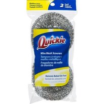 Quickie Original Wire Mesg Scourers, 2 Pack