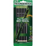 Ticonderoga Pre-Sharpened Black Wood Pencils, 10 CT, thumbnail image 1 of 1