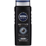 Nivea Men Body Wash Active Clean w/NaturalCharcoal DeepClean, thumbnail image 1 of 2