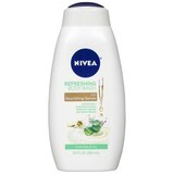 NIVEA Refreshing Body Wash with Nourishing Serum, 20 OZ, thumbnail image 1 of 1