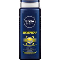 Nivea Men Energy 3-in-1 Body Wash, 16.9 OZ