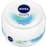 NIVEA Soft Moisturizing Creme Body, Face and Hand Cream, 6.8 OZ, thumbnail image 1 of 3