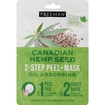 Freeman Canadian Hemp Seed 2-Step Peel + Mask