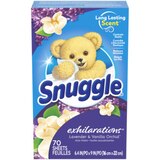 Snuggle Exhilarations Fabric Softener Sheets, Lavender & Vanilla Orchid, 70 CT, thumbnail image 1 of 1