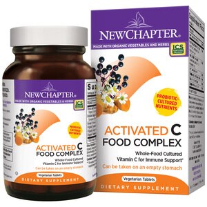 New Chapter Activated C Food Complex, Vitamin C, 60 CT