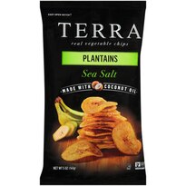 Terra Plantain Chips with Sea Salt, 5 OZ