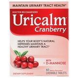 Uricalm Cranberry Daily Dietary Supplement Chewable Tablets, 60 CT, thumbnail image 1 of 1