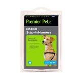 Premier Pet No Pull Step-In Harness, Black, Medium,  30-70 lb Dog, thumbnail image 1 of 1