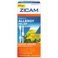 Homeopathic Zicam Allergy Relief Nasal Swabs, 15CT