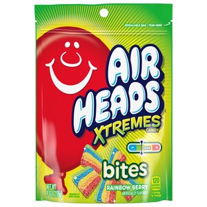 Airhead Xtremes Bites Candy, Rainbow Berry Flavor, 9 OZ