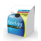 L'eggs Sheer Energy Control Top and Super Moisturizing Sheer Tights, Black, thumbnail image 1 of 1