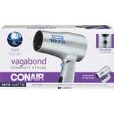 Conair Folding Handle Travel Hair Dryer 1875 Watts 127, thumbnail image 2 of 4