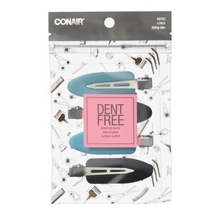 Conair No Dent Soft Touch Clips, 4CT