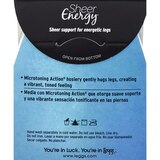 L'eggs Sheer Energy Medium Support Sheer Panty/Toe Pantyhose, thumbnail image 2 of 4