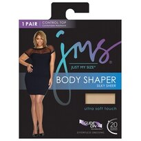 Just My Size Shaper Sheer Toe Pantyhose Size 4X Suntan