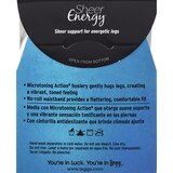 L'Eggs Sheer Energy Control Top Medium Support, Size B Suntan, thumbnail image 2 of 4