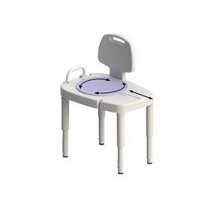 Maddak Sliding-Rotating Transfer Bench 30 in. x 20-1/2 in. Size Top Surface, 16 in. to 23 in. 