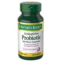 Nature's Bounty Probiotic Acidophilus Tablets 100 Million AC