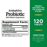 Nature's Bounty Probiotic Acidophilus Tablets 100 Million AC, thumbnail image 2 of 2