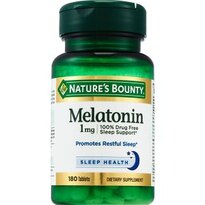 Nature's Bounty Melatonin Tablets 1mg, 180CT