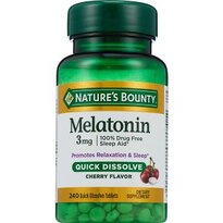 Nature's Bounty Melatonin Tablets 3mg, 240CT