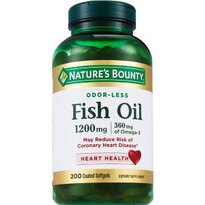 Nature's Bounty Odorless Fish Oil Softgels 1200mg