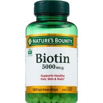 Nature's Bounty Biotin 5000mcg Softgels