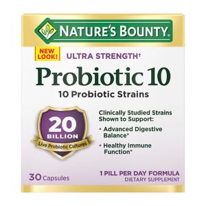 Nature's Bounty Ultra Probiotic 10 Capsules, 60CT