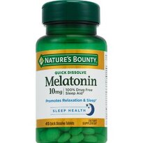 Nature's Bounty Melatonin Tablets 10mg, 45CT