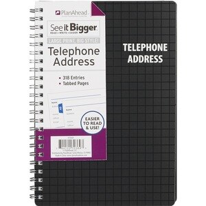 Plan Ahead Large Print Telephone/Addressbook