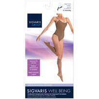 SIGVARIS WMN SHEER FASHION SUPPORT THERAPY KNEE HI SIZE C BL