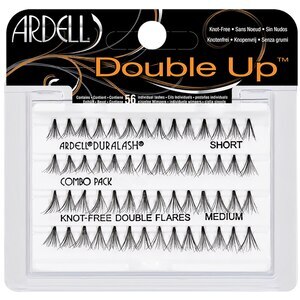Ardell Double Ups Individual Eyelashes Combo Short/Medium Black, 56CT