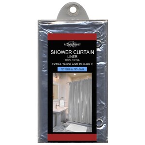 Royal Crest Shower Curtain Liner DPC Clear