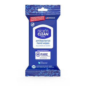 Nice 'N Clean Antibacterial Hand Wipes, Travel Pack