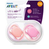 Philips Avent Translucent Toddler Pacifier 6-18 Mos, 2CT, thumbnail image 1 of 1