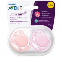 Philips Avent Translucent Infant Pacifier 0-6 Mos, 2CT